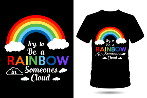 A Designer's Review of the Rainbow Tshirt Design Graphic