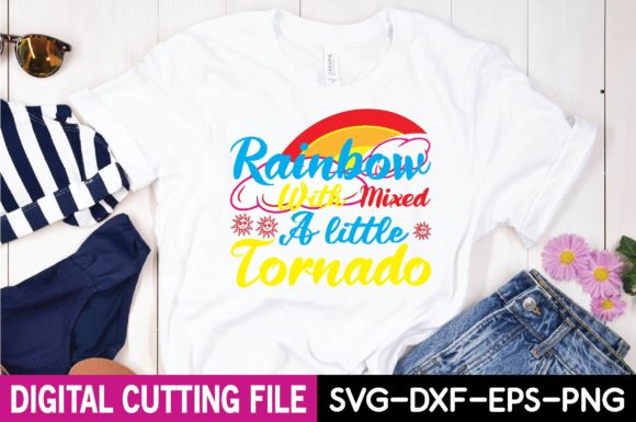 A Designer's Review: The Rainbow Tornado SVG for T-Shirts & More