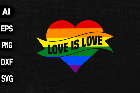 A Designer’s Review of the Love is Love Rainbow Graphics for T-Shirt Designs