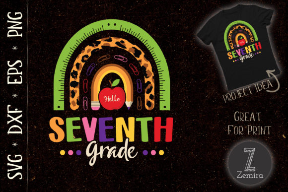 A Playful Rainbow Graphic for T-Shirt & Product Designs