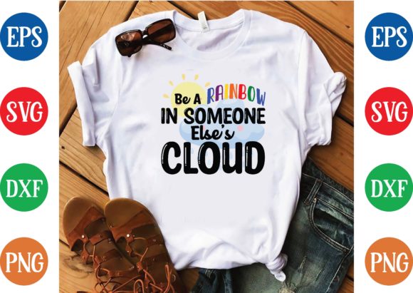 A Rainbow in Someone Else's Cloud: Graphic Potential for T-Shirt Designs