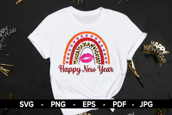 A Review of the Happy New Year 2022 Rainbow Graphics Asset