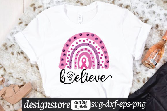 Believe Rainbow Svg Graphics for T-Shirt Designs and Beyond