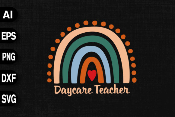 Crafting Brand Warmth with the Daycare Teacher Rainbow Graphic