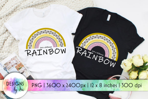 Rainbow Sublimation Print: A Versatile Graphics Asset for T-Shirt Designs