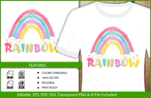 Rainbow T-shirt Illustration: A Designer's Practical Review