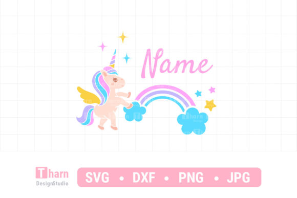 Reviewing the Unicorn Rainbow SVG Illustration for Commercial T-Shirt Graphics