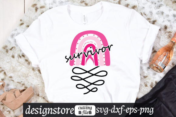 Survivor Rainbow SVG: A Versatile Graphic for Modern T-Shirt Designs