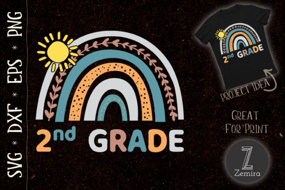Using Rainbow Graphics for Teacher T-Shirt Designs